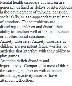 Attachment Disorders